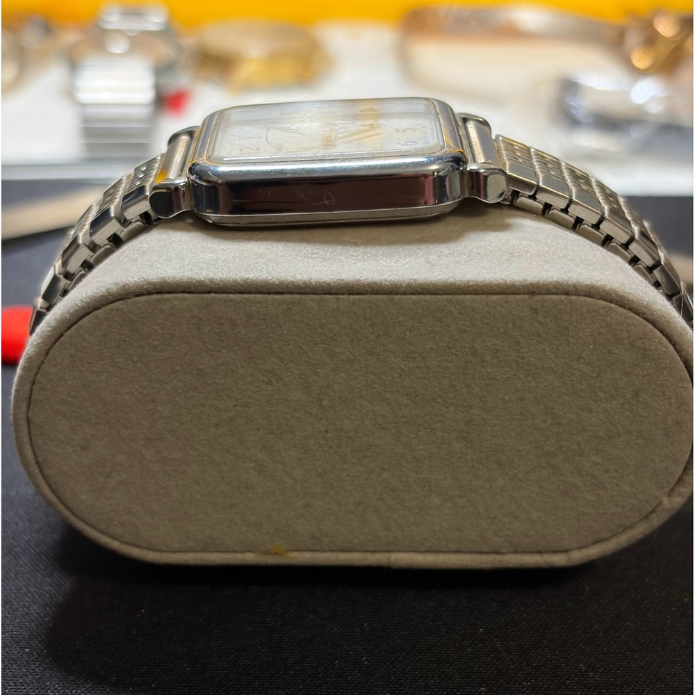 Timex Wristwatch Mens OS Silver Square Tank Vintage - Picture 3 of 5